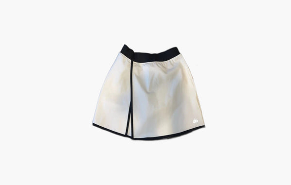 aloyoga Airbrush Streamlined Skirt Ivory Black | The Sortage