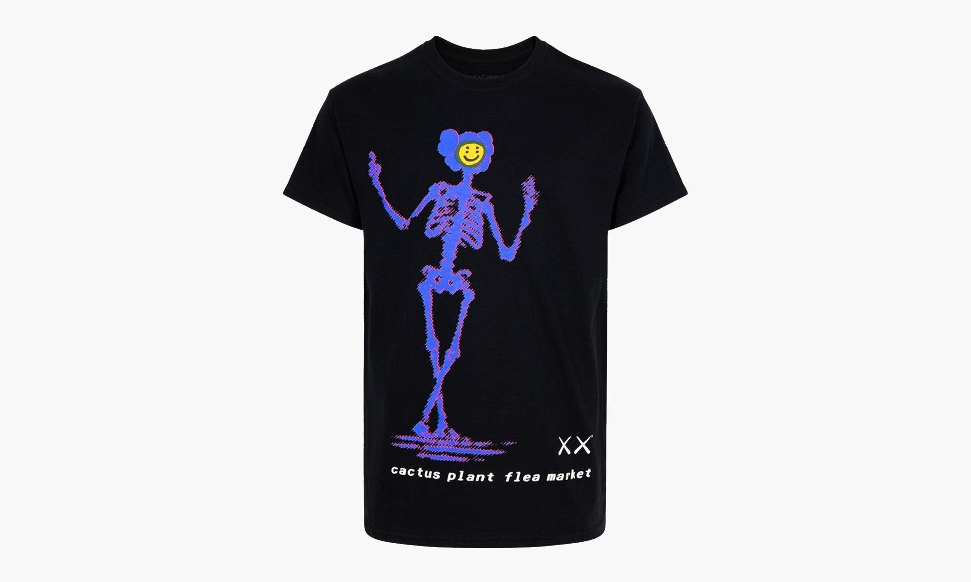 KAWS x Cactus Plant Flea Market T-shirt Black | The Sortage