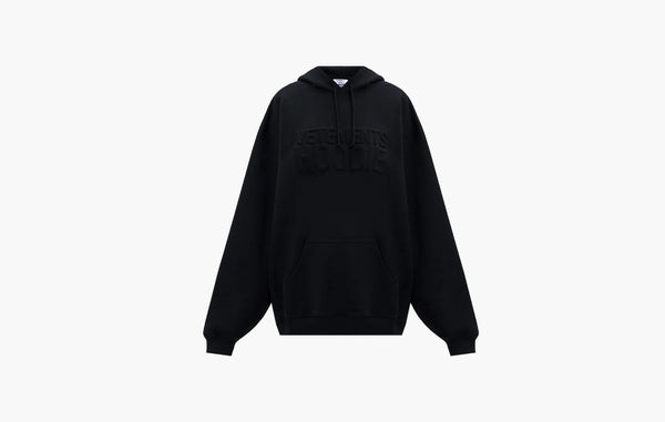 Vetements Illusion Logo Hoodie Black | The Sortage