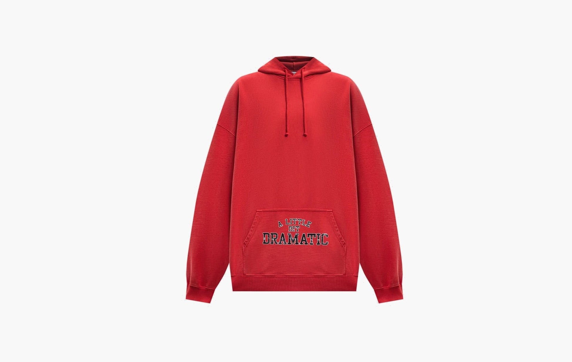 Vetements A Little Bit Dramatic Hoodie Red | The Sortage