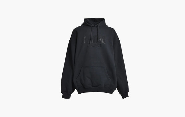 Vetements Crystal Paris Hoodie Black | The Sortage