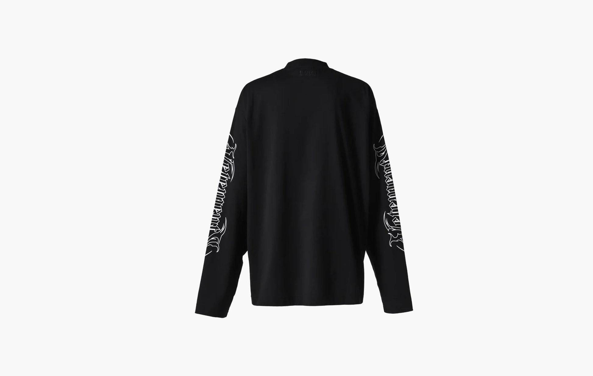 Vetements Metal Printed Longsleeve T-shirt Black | The Sortage