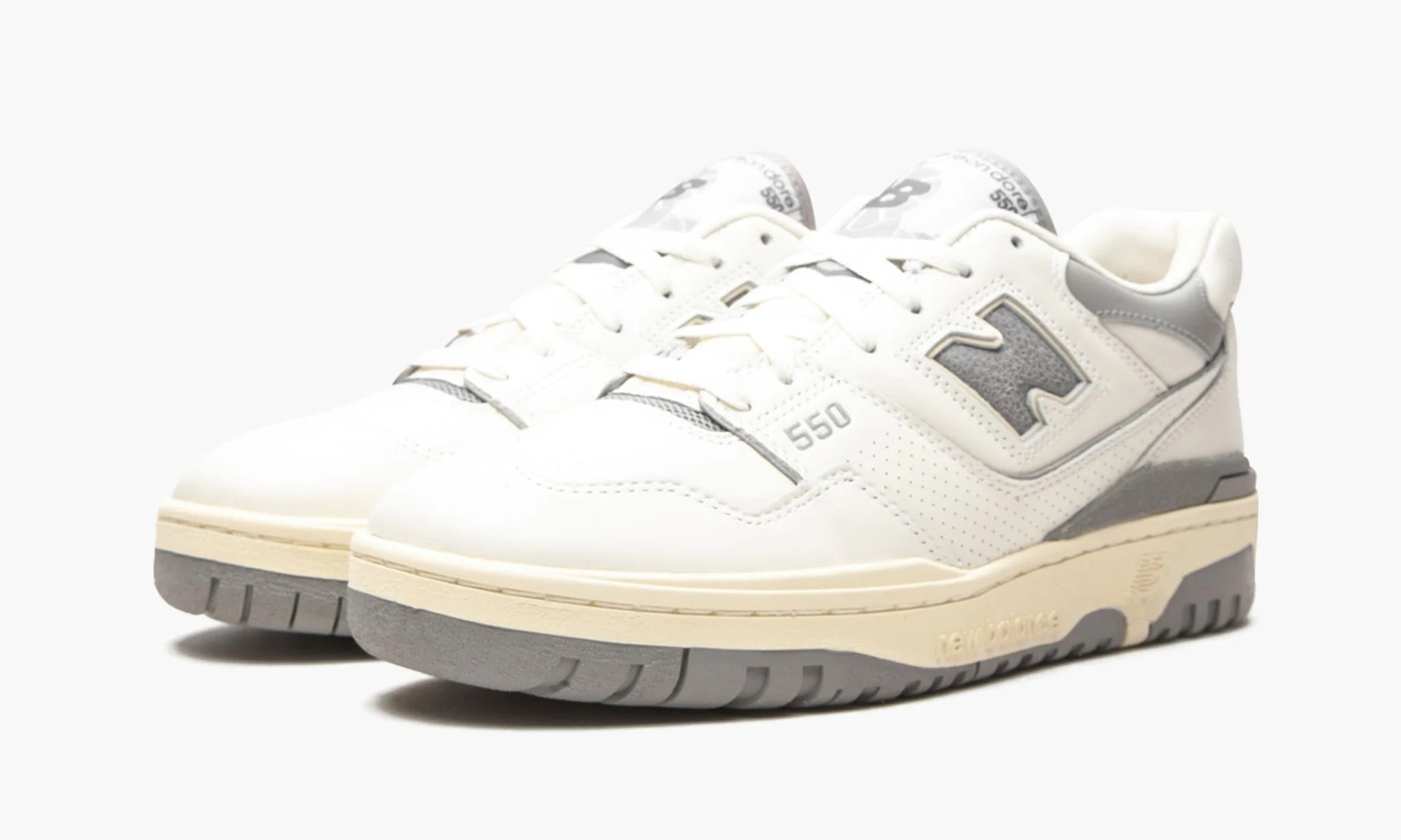 New balance sales white grey