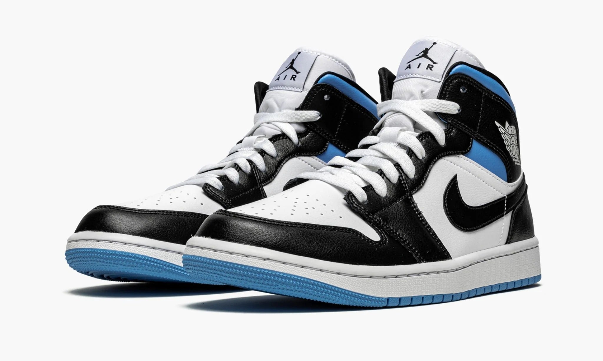 Air jordan cheap 1 mid bleu