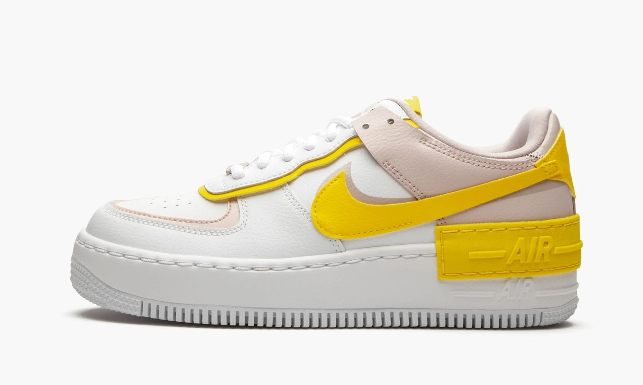 Air Force 1 Shadow White Barely Rose Speed Yellow CJ1641 102 US 6.5W