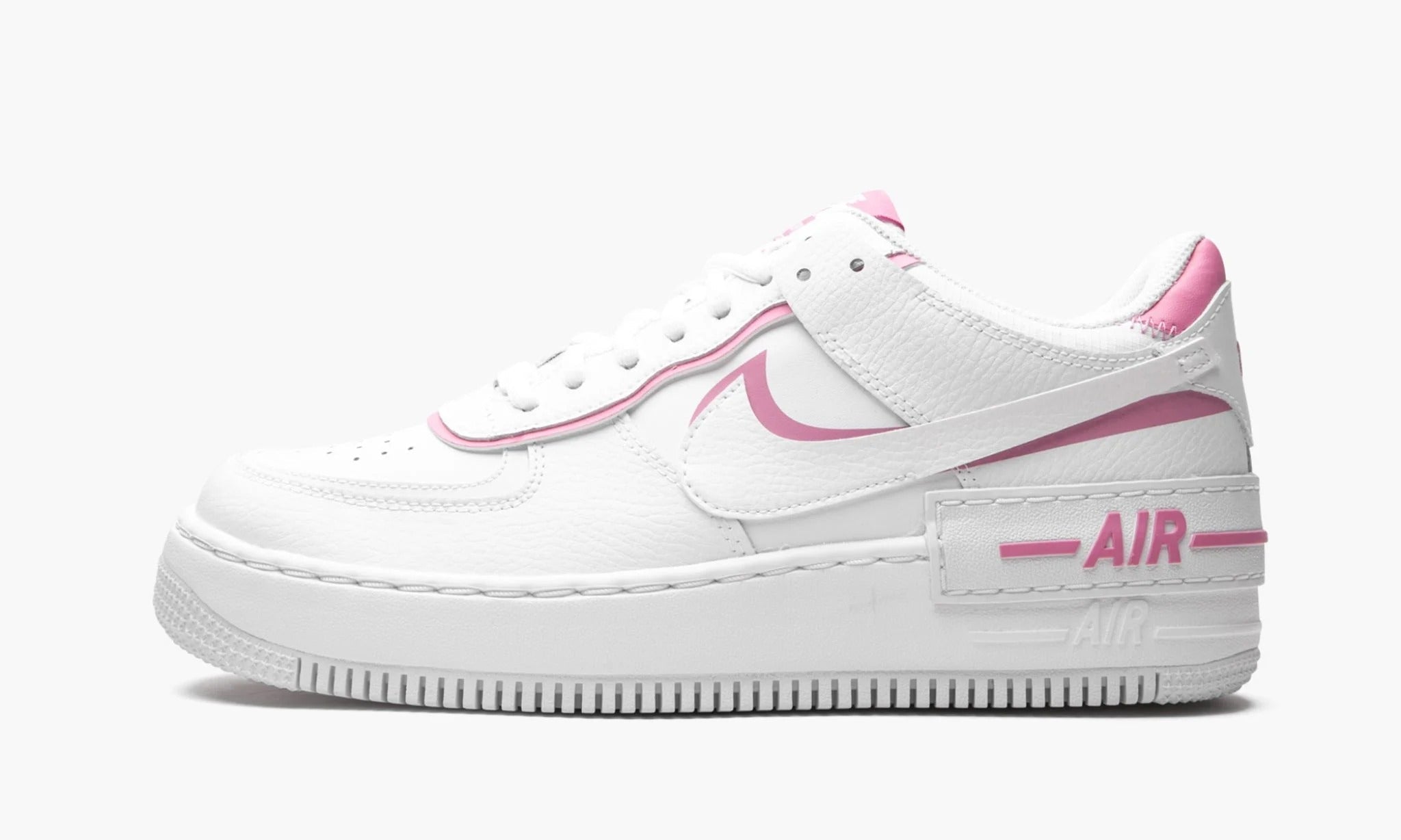 Nike air force 1 shop shadow white pink red