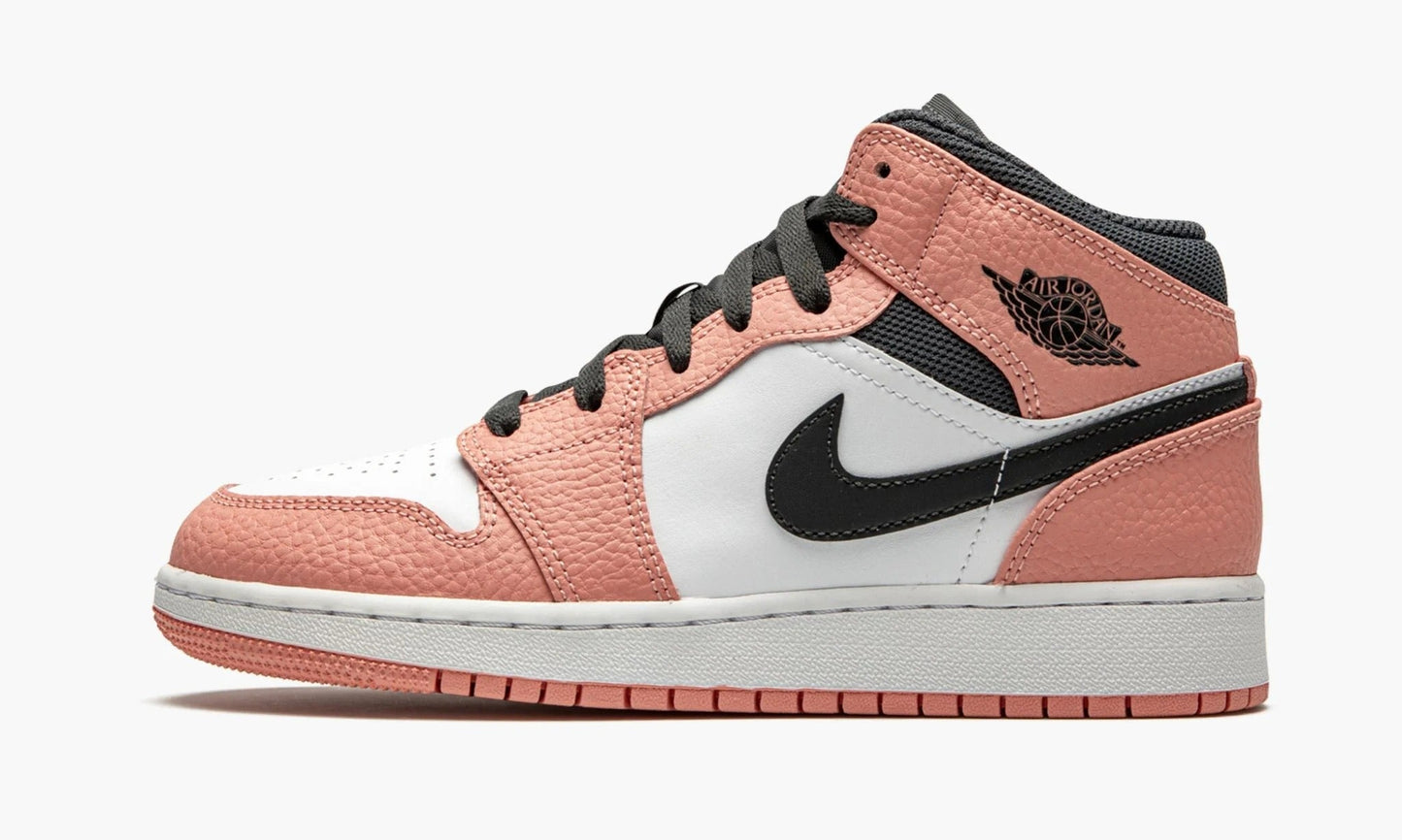 Air Jordan 1 Mid GS PINK QUARTZ - 555112 603 | The Sortage