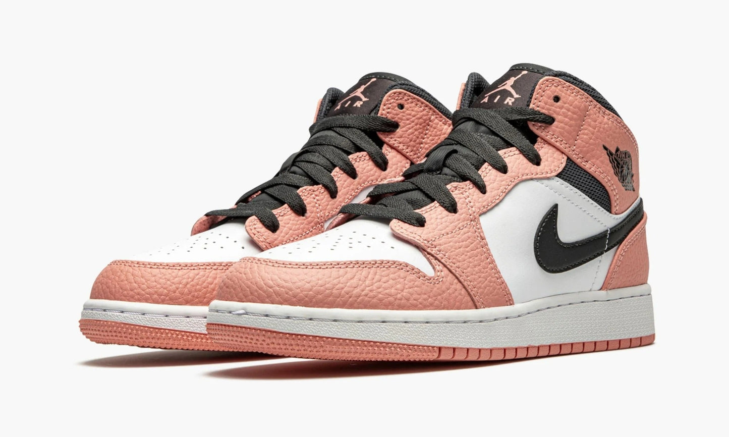 Air Jordan 1 Mid GS PINK QUARTZ - 555112 603 | The Sortage