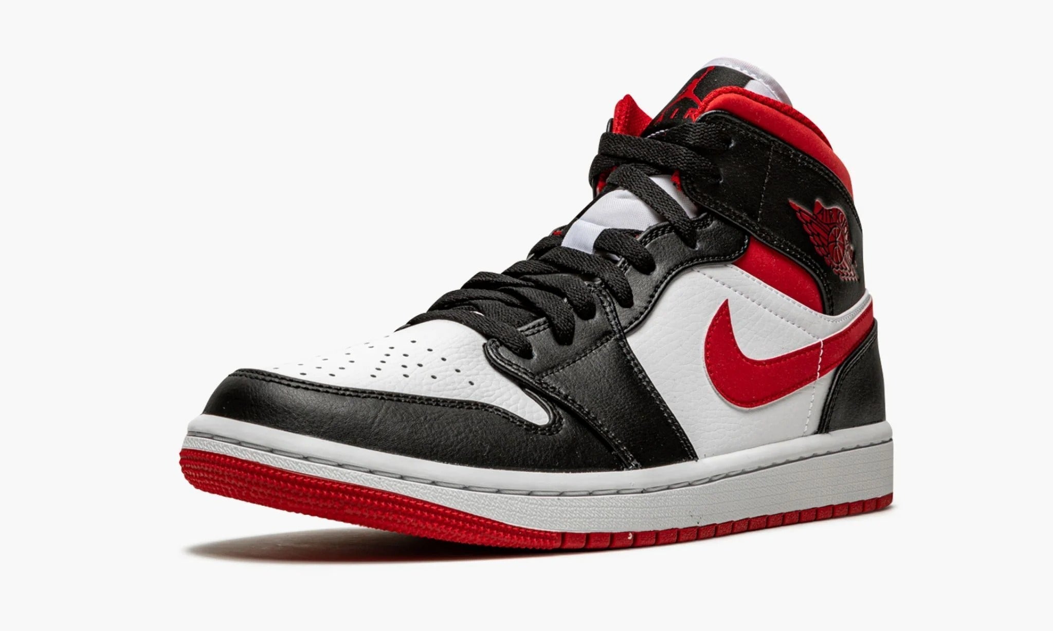 Nike air jordan 1 on sale black white sail gym red