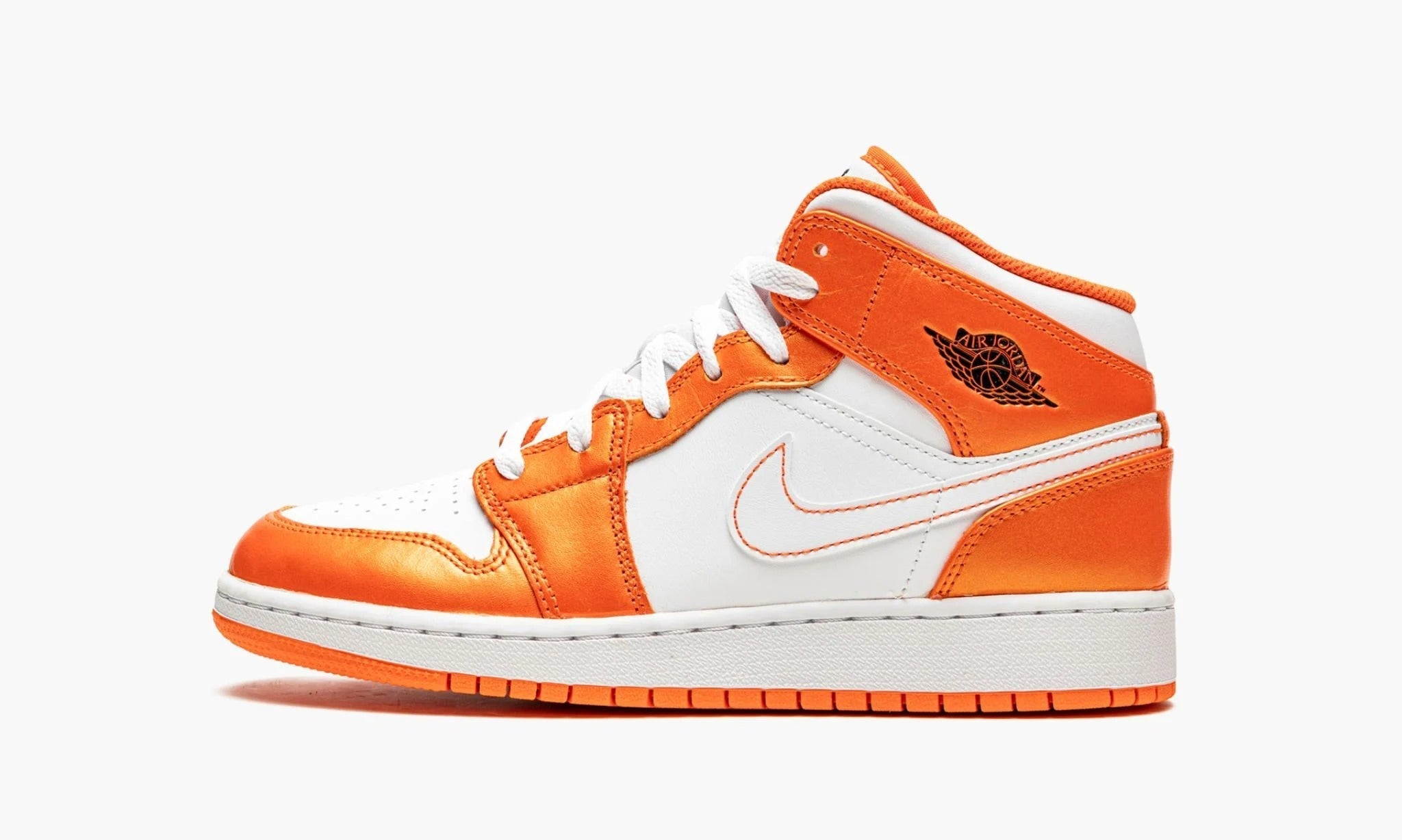 Air jordan 1 store mid gs orange