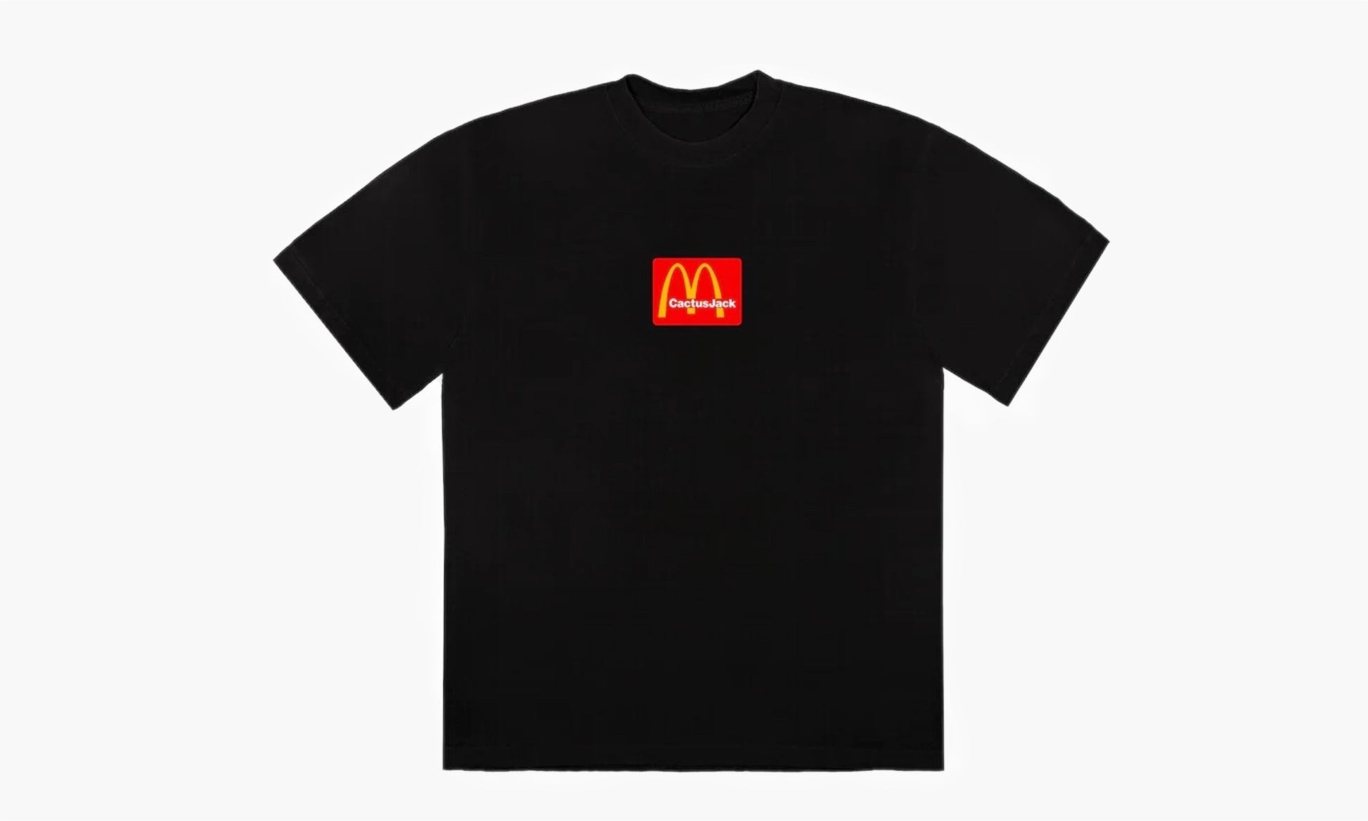 Travis Scott x McDonald's Sesame II T-shirt Black Red | The Sortage