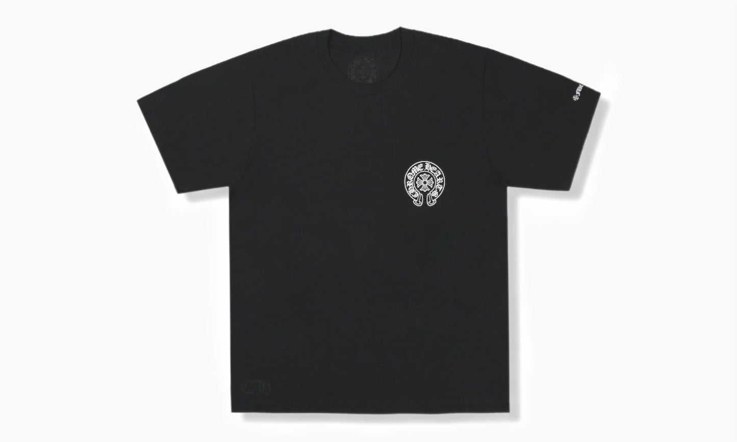 Chrome Hearts Horse Shoe Logo Pocket T-Shirt Black | The Sortage
