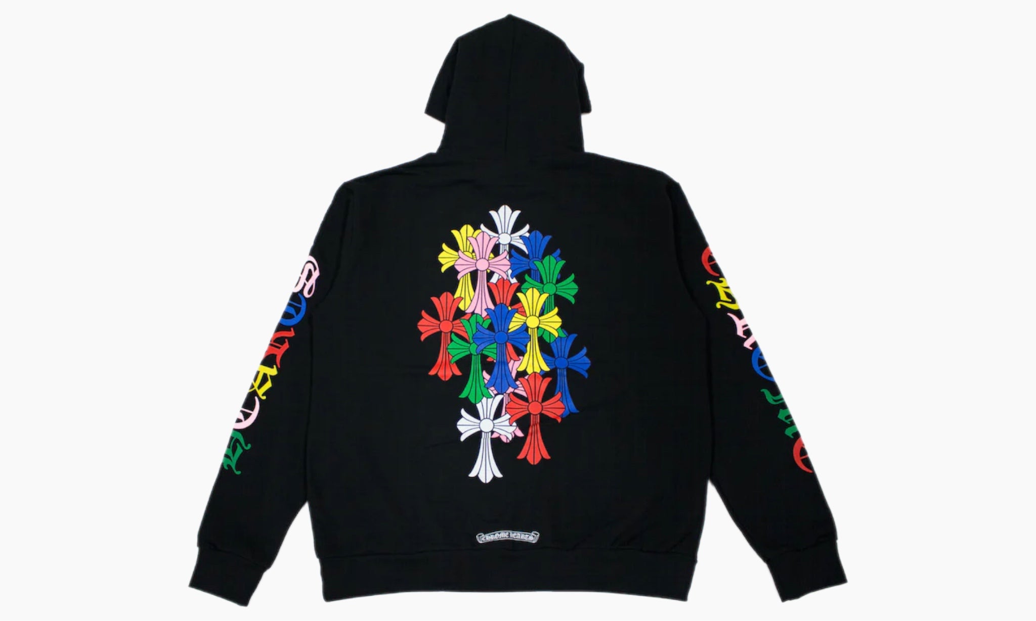 Chrome Hearts Multi Color Cross Cemetery Hoodie Black