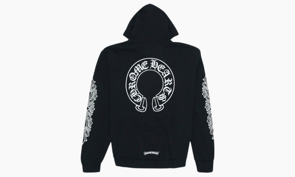 Chrome Hearts Horse Shoe Floral Hoodie Black | The Sortage