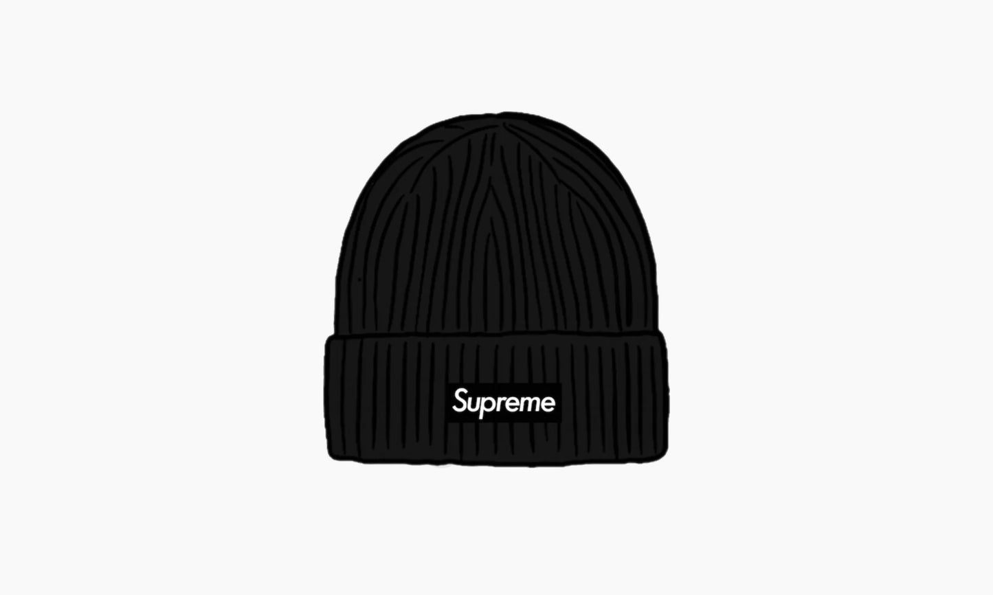 Supreme Overdyed Beanie SS21 Black | The Sortage