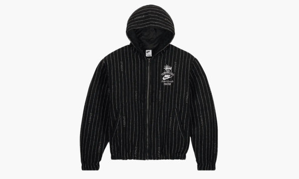 Nike x Stussy Striped Wool Jacket Asia Sizing Black | The Sortage