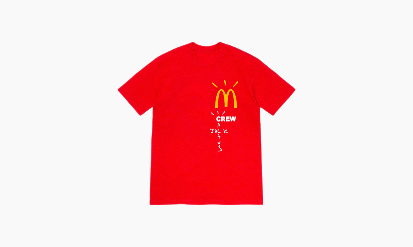 Travis Scott x McDonald's Crew T-shirt Red | The Sortage