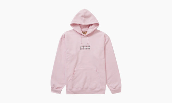 Supreme Burberry Box Logo Hooded Sweatshirt Light Pink | The Sortage
