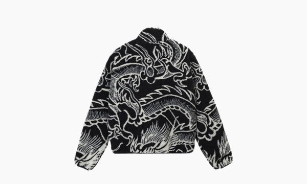 Stussy Dragon Sherpa Jacket Black - FW22 | The Sortage