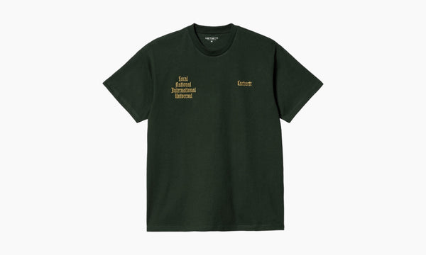 Carhartt WIP S/S Letterman T-Shirt Dark Cedar Ochre | The Sortage
