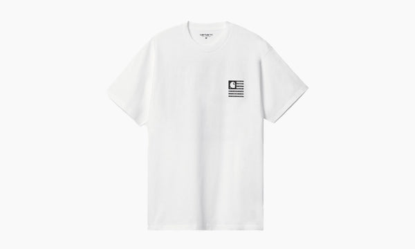 S/S Label State Flag T-Shirt "White / Black"