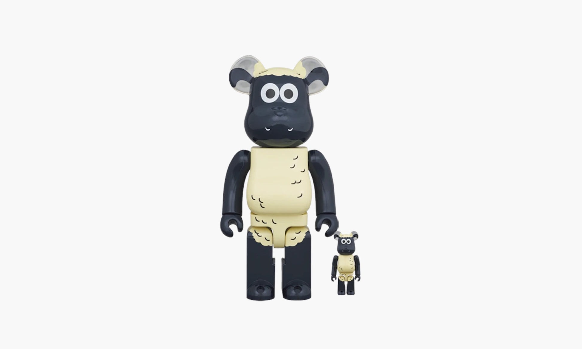 Bearbrick Shaun the Sheep 100% & 400% Set | The Sortage