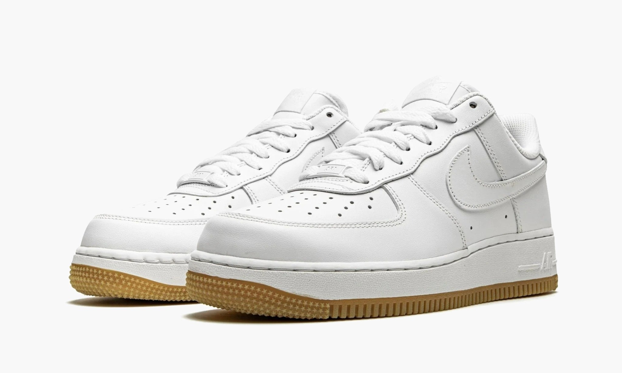 Nike air force one white gum sale