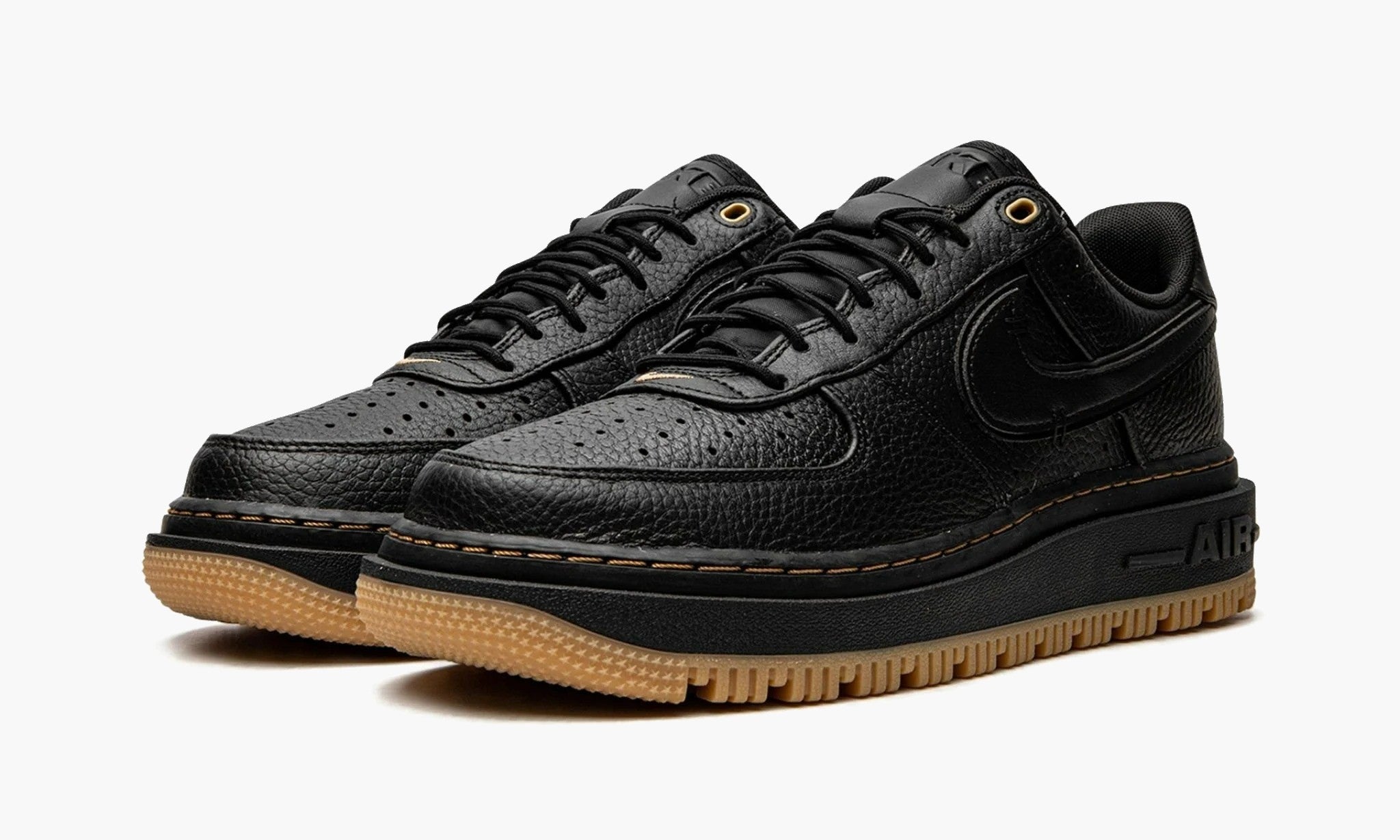 Air Force 1 Low Luxe Black Gum DB4109 001 The Sortage