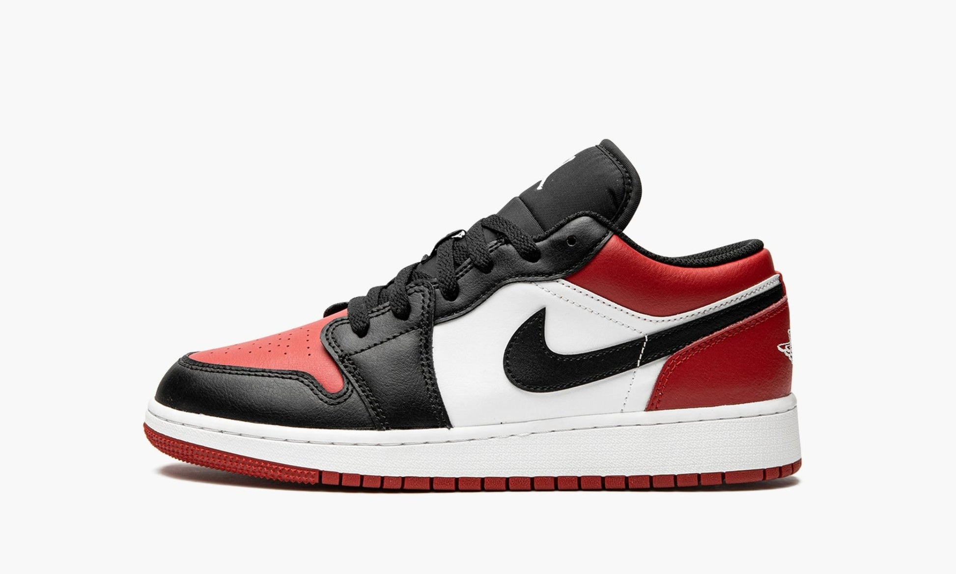 Air Jordan 1 Low GS Bred Toe - 553560 612 | The Sortage