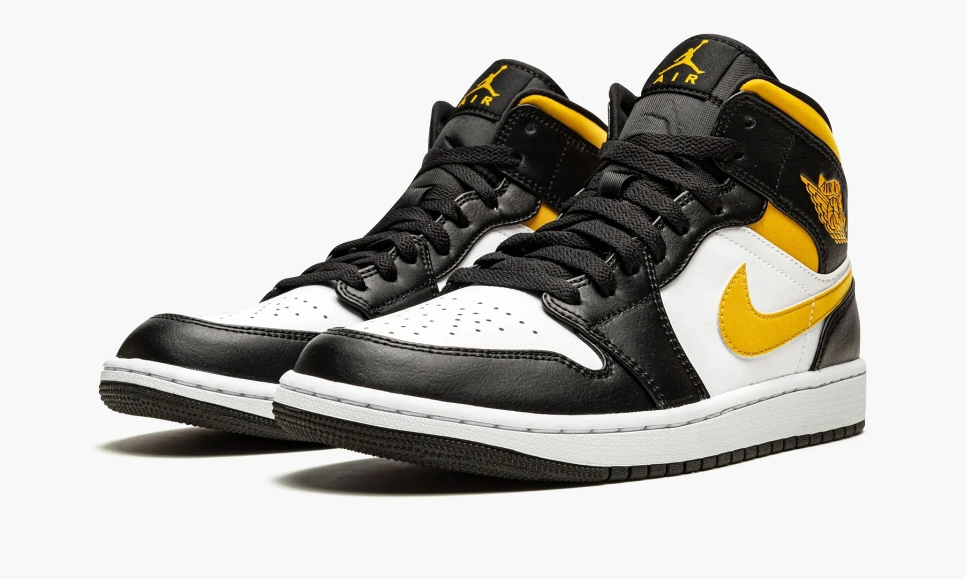 Air Jordan 1 Mid White Pollen Black - 554724 177 | The Sortage