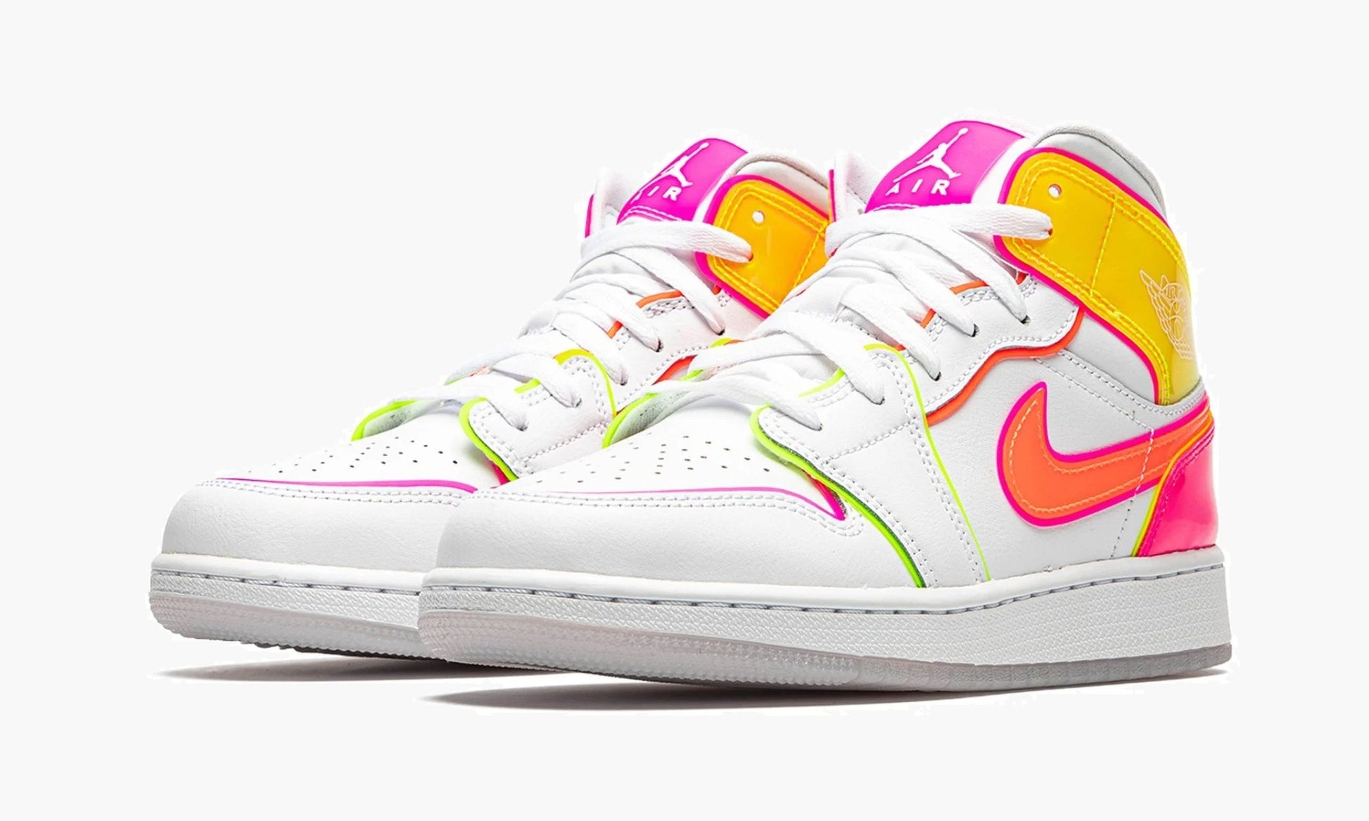 Air Jordan 1 Mid GS Edge Glow - CV4611 100 | The Sortage