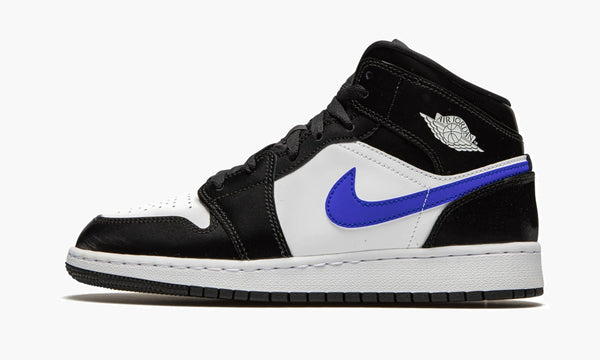 Air Jordan 1 Mid GS Black Racer Blue White - 554725 084 | The Sortage