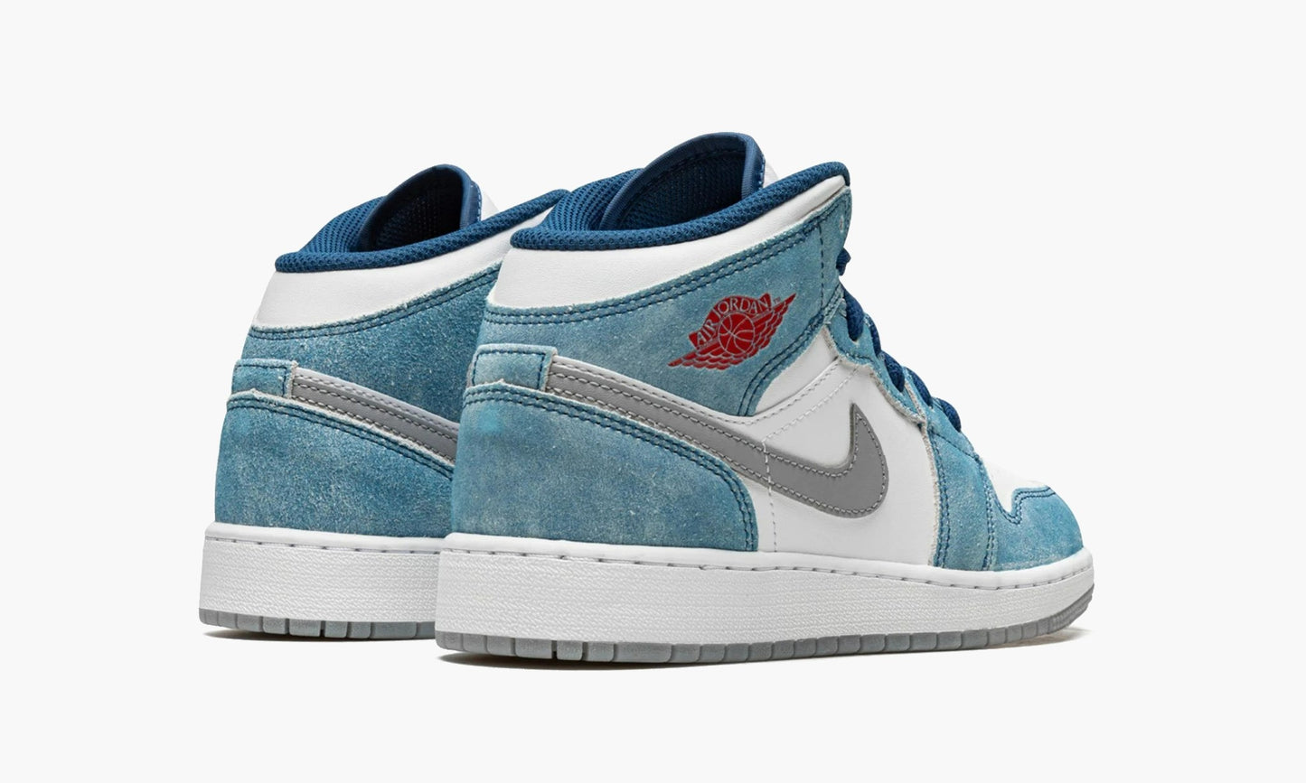 Air Jordan 1 Mid GS French Blue Light Steel - DR6235 401 | The Sortage