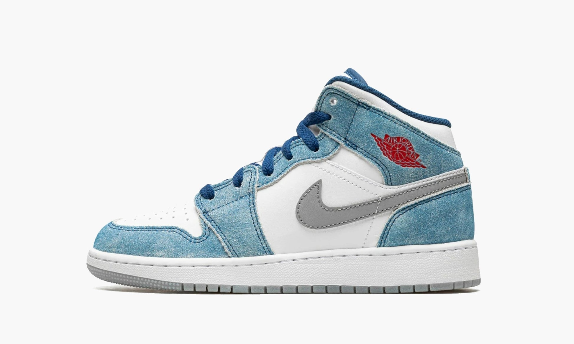 Air Jordan 1 Mid GS French Blue Light Steel - DR6235 401 | The Sortage