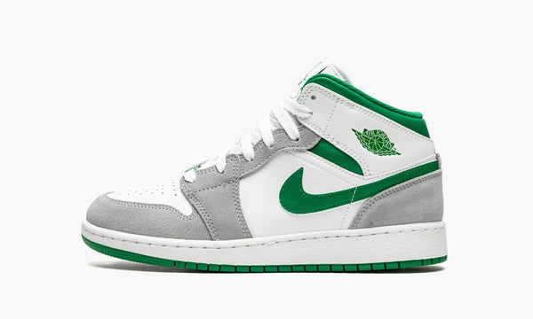 Air Jordan 1 Mid SE GS White Pine Green Smoke Grey - DC7248 103