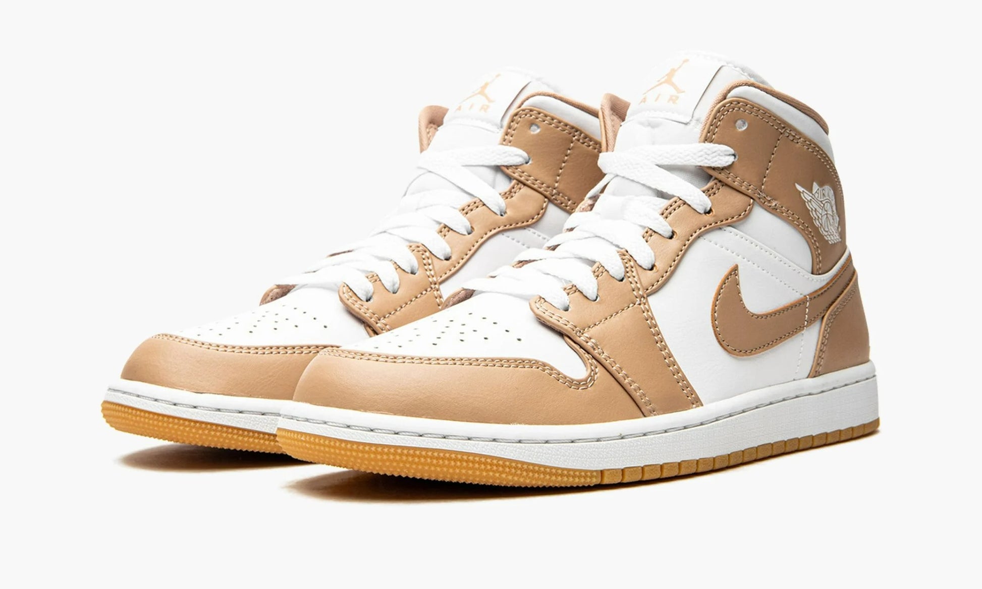 Air Jordan 1 Mid Tan Gum - 554724 271 | The Sortage