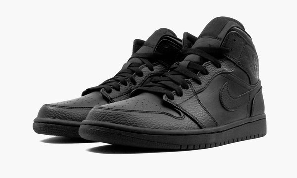 Air Jordan 1 Mid Triple Black - 554724 091 | The Sortage