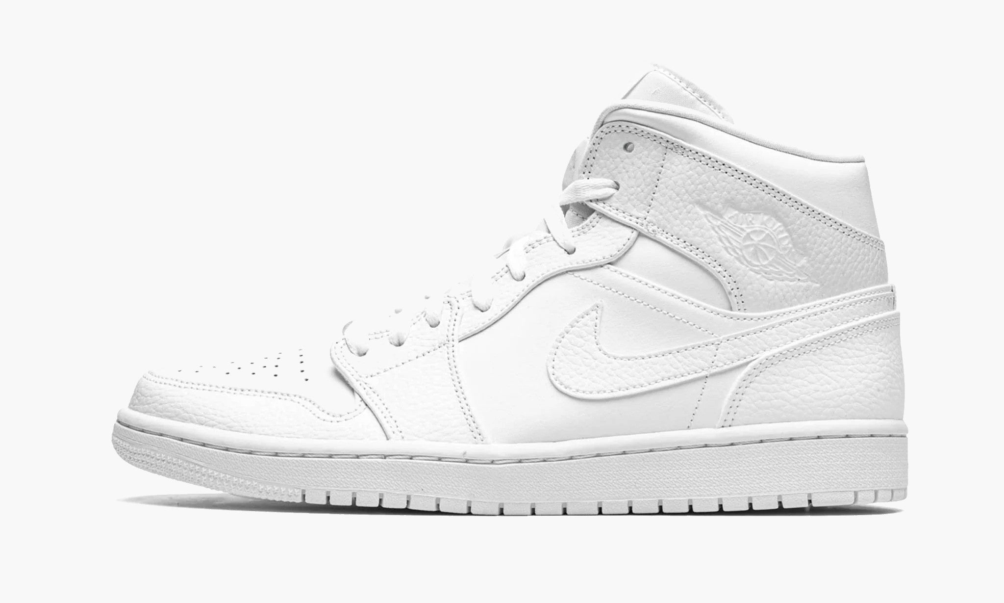 Nike air jordan on sale 1 mid triple white