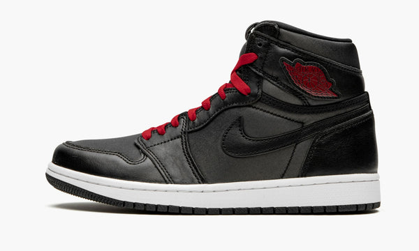 Air Jordan 1 High Black Satin Gym Red - 555088 060 | The Sortage