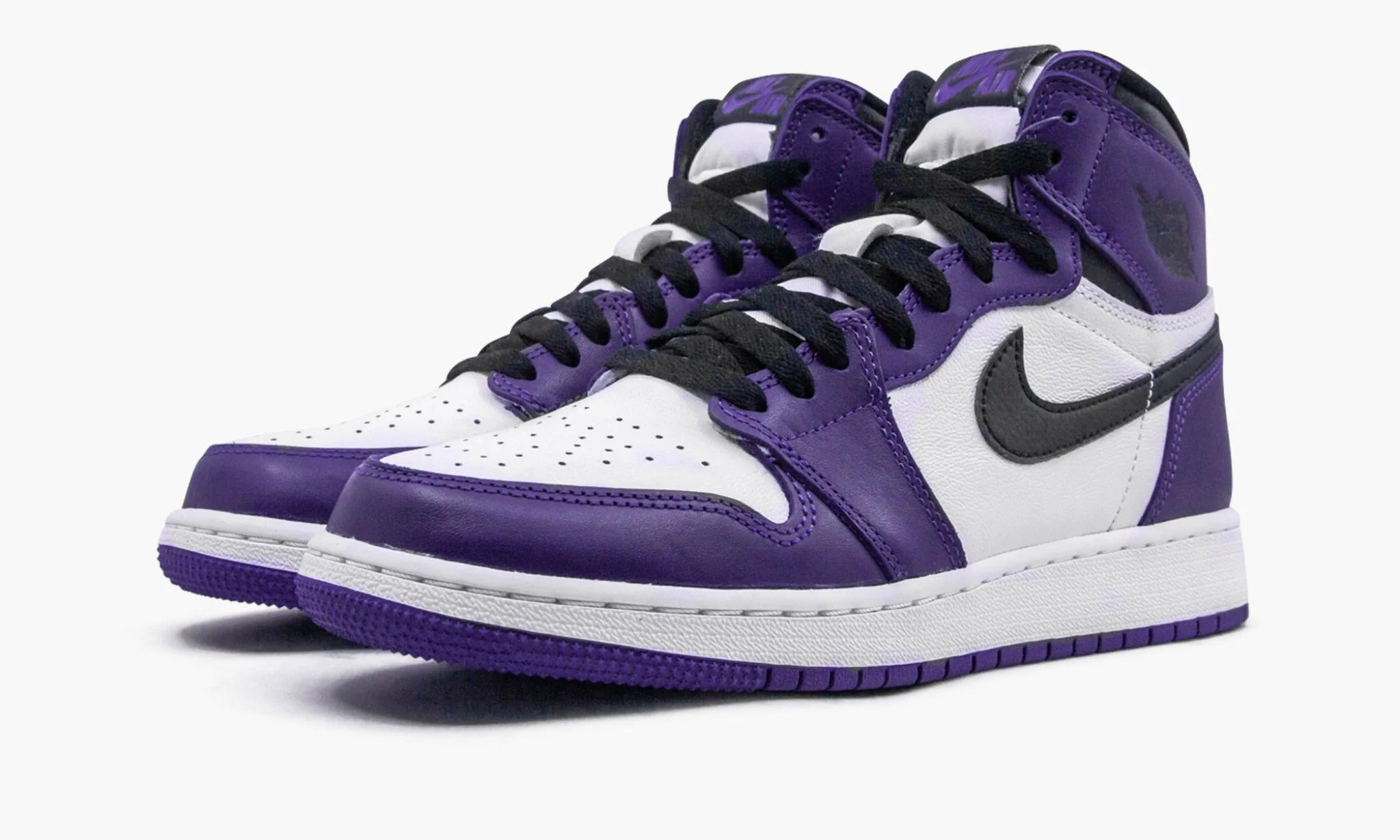 Jordan 1 court purple gs on sale