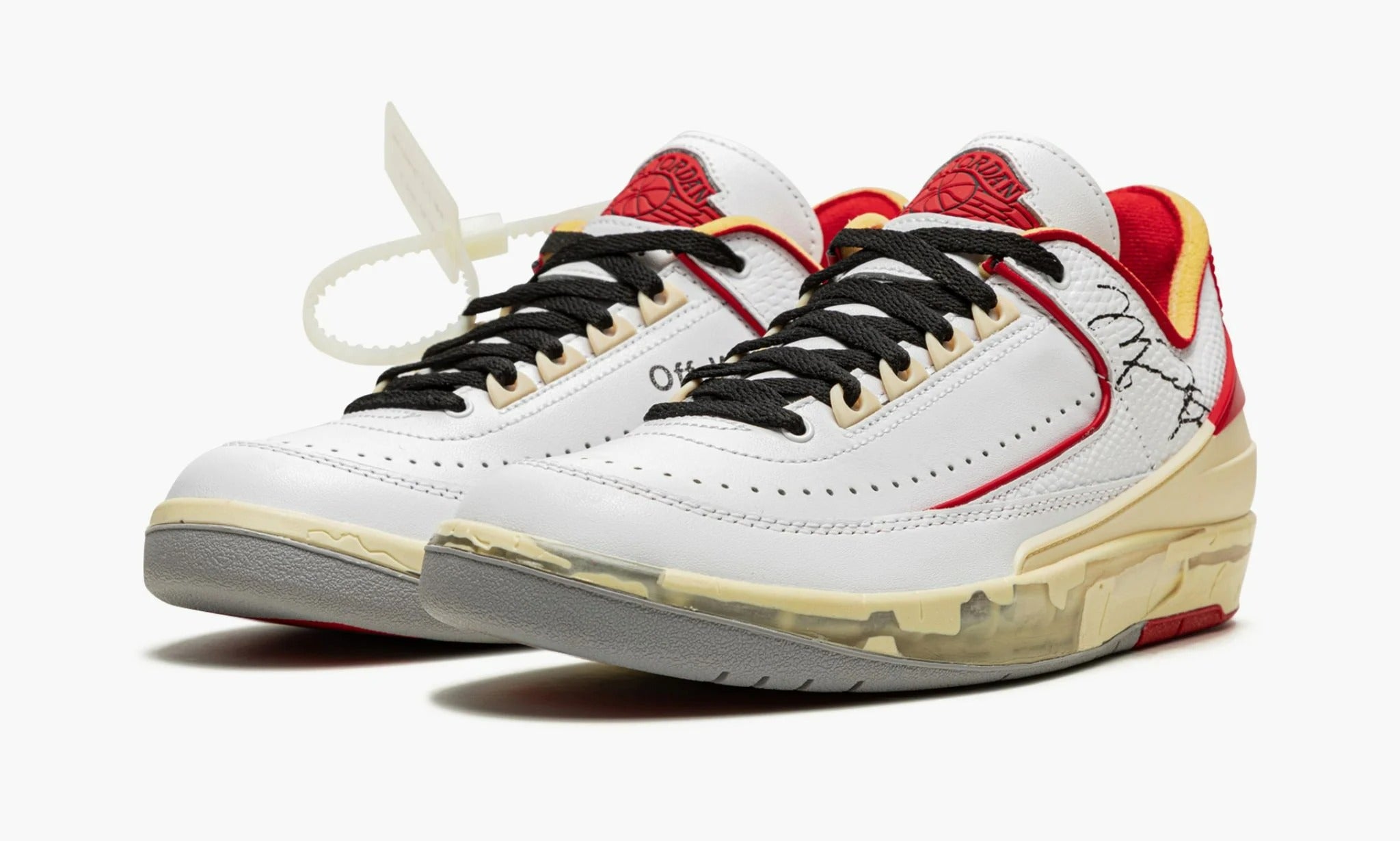 Jordan retro 2 clearance white red