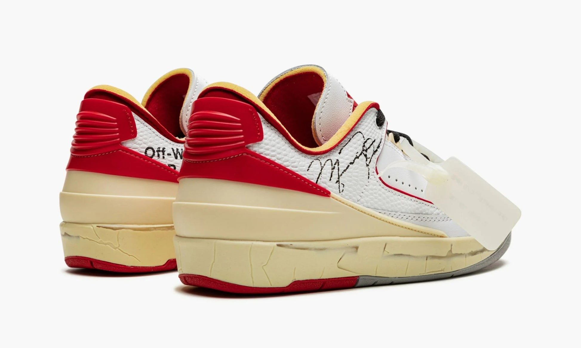 Air Jordan 2 Retro Low SP Off-White White Red - DJ4375 106