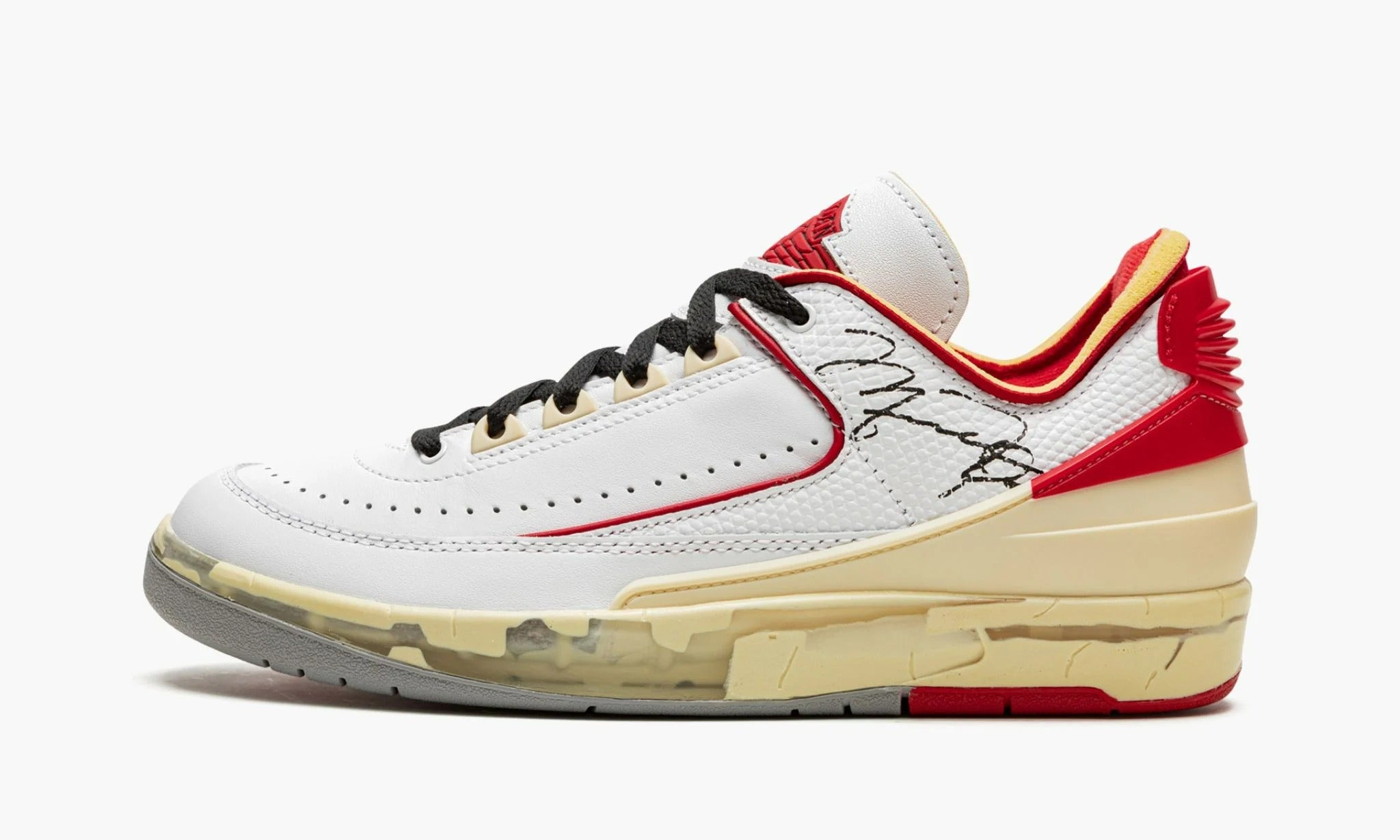 Air jordan 2 store white and red