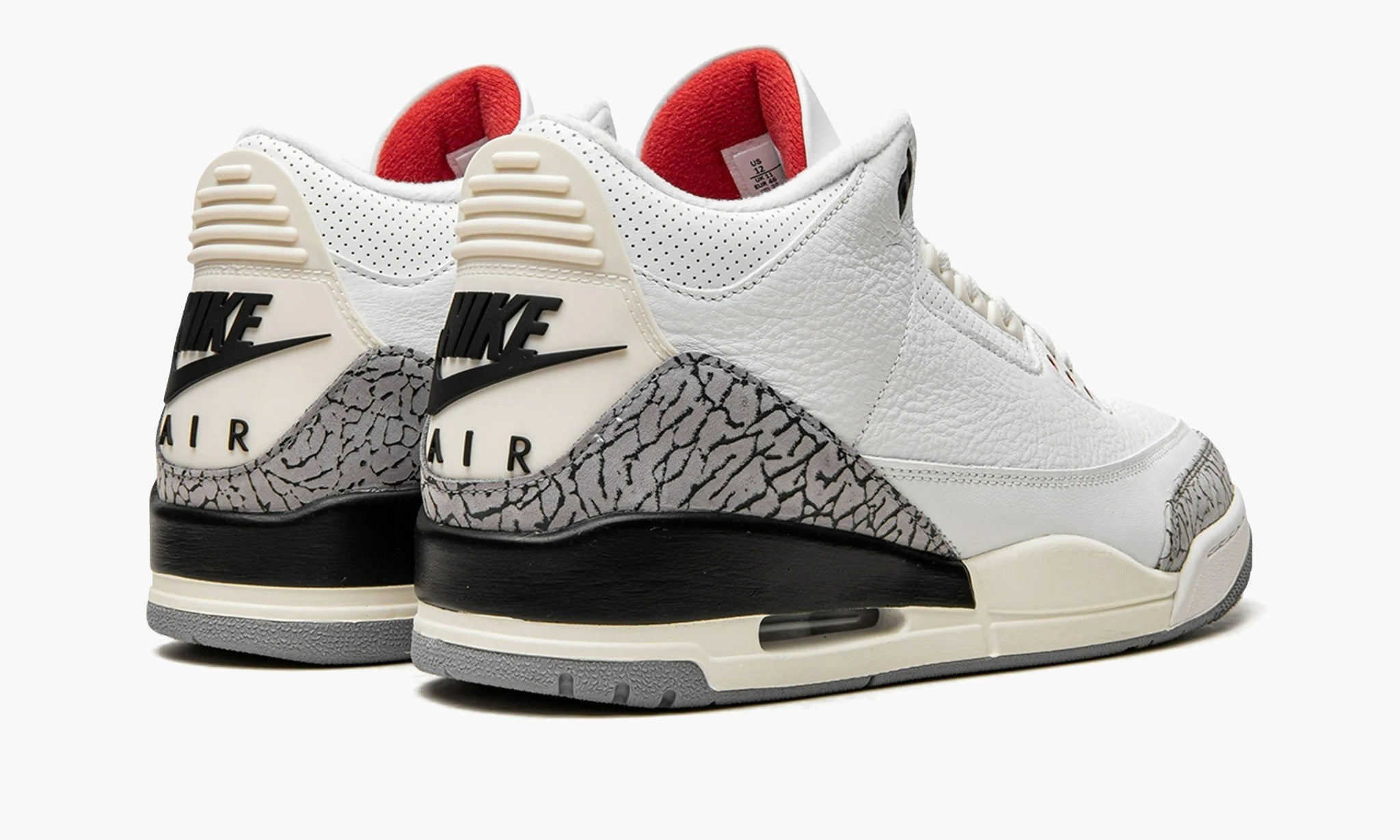 Air jordan 3 store white white