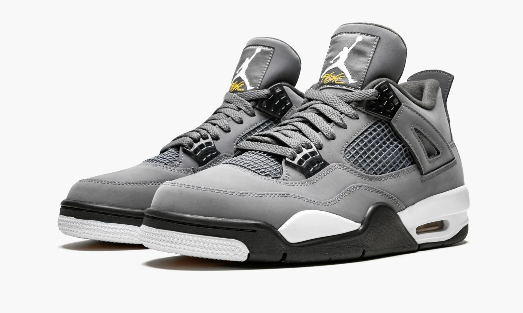 Retro 4 jordans grey on sale