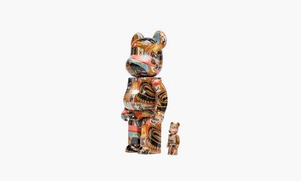 Bearbrick Andy Warhol x Jean Michel Basquiat #2 100% and 400% | The Sortage