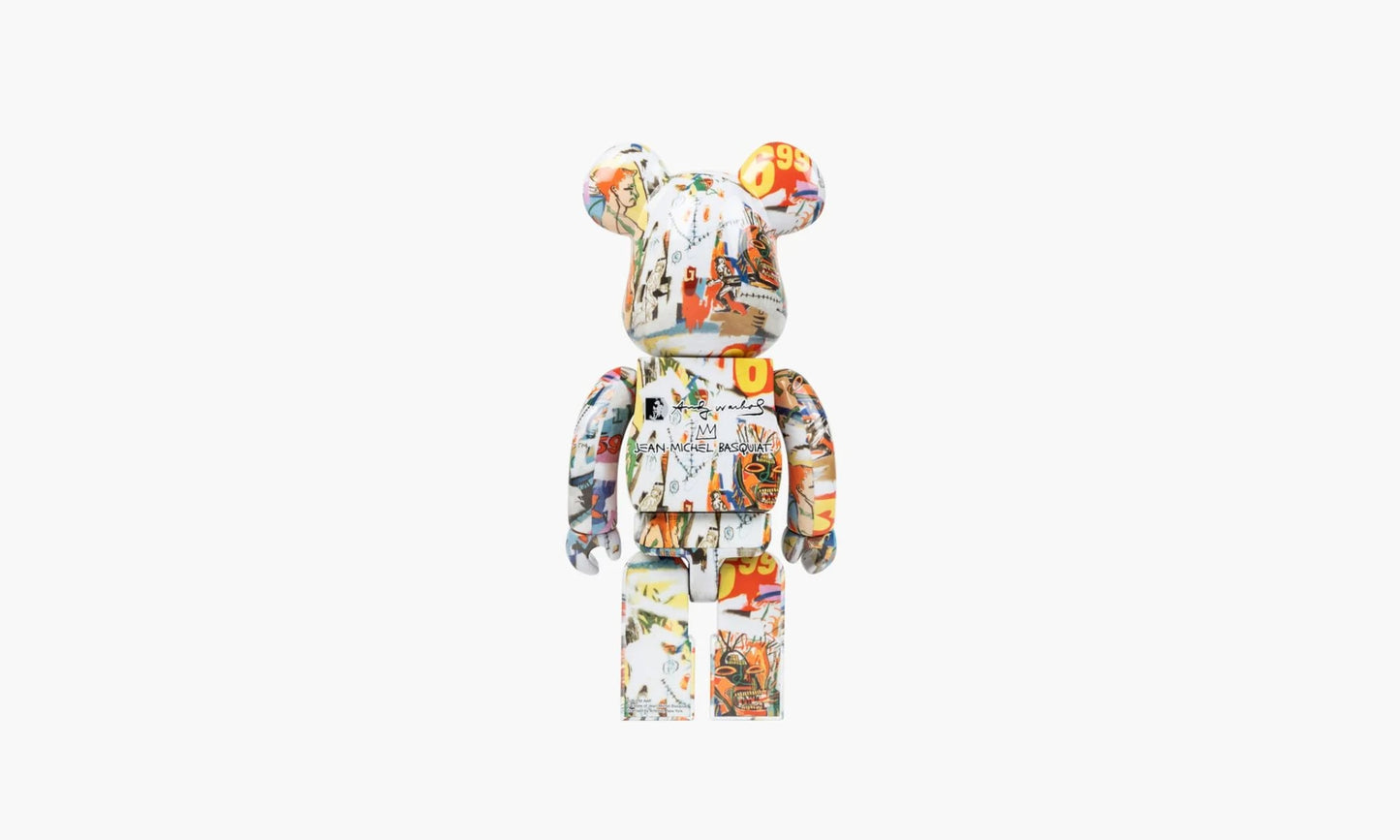 Bearbrick Andy Warhol x Jean Michel Basquiat #4 400% | The Sortage