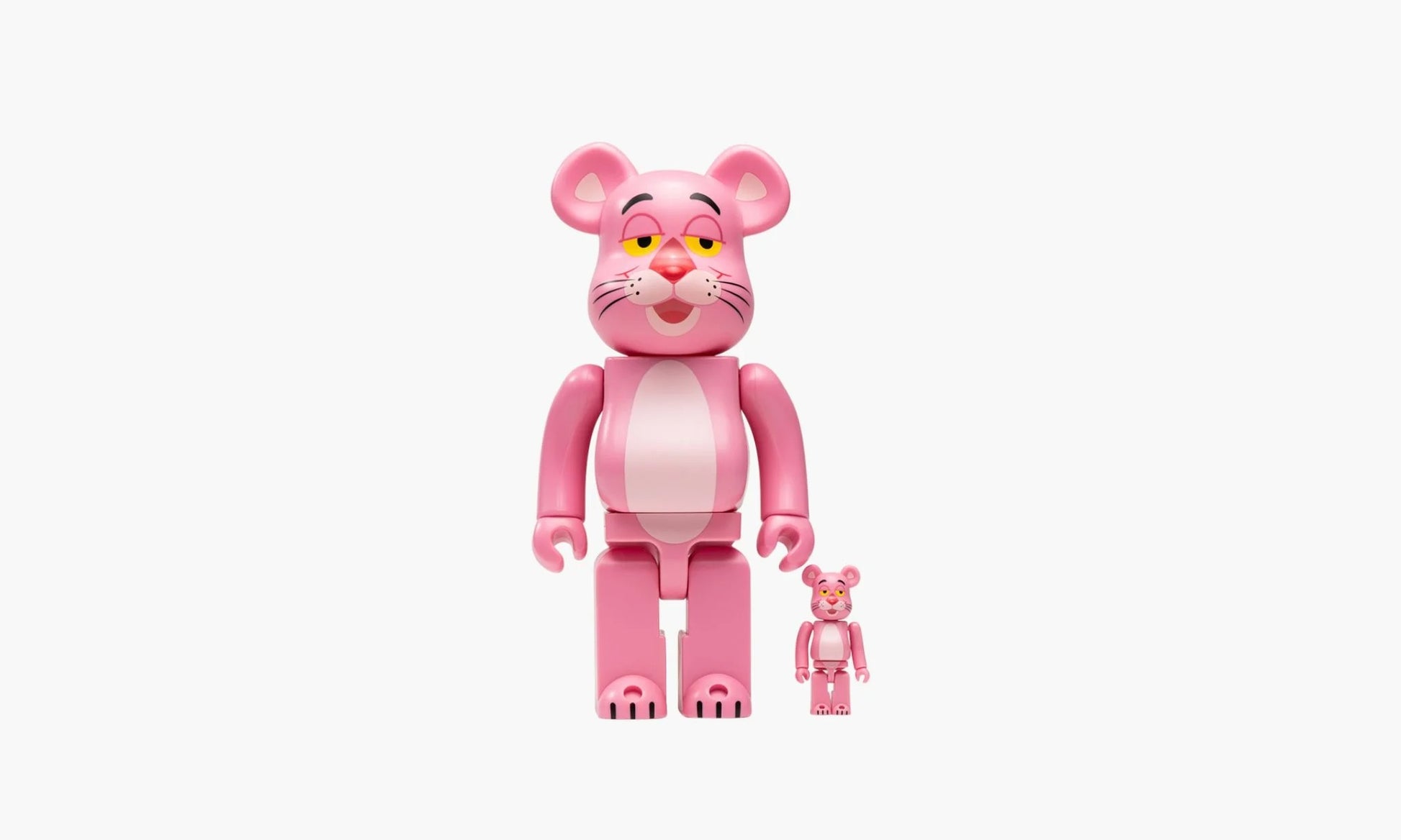 Bearbrick Pink Panther 100% and 400% | The Sortage