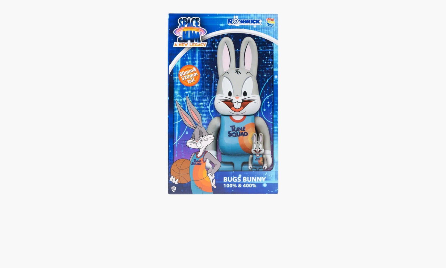 Bearbrick Space Jam A New Legacy Bugs Bunny 100% and 400% | The Sortage
