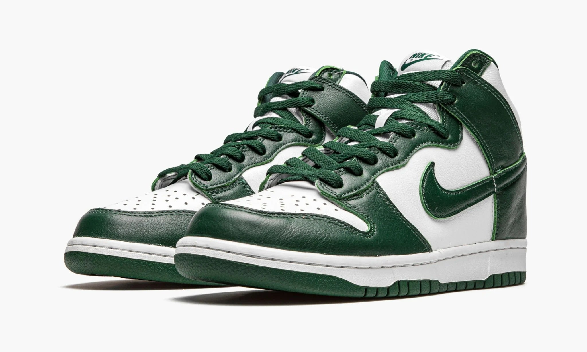 Nike dunk high on sale green and black